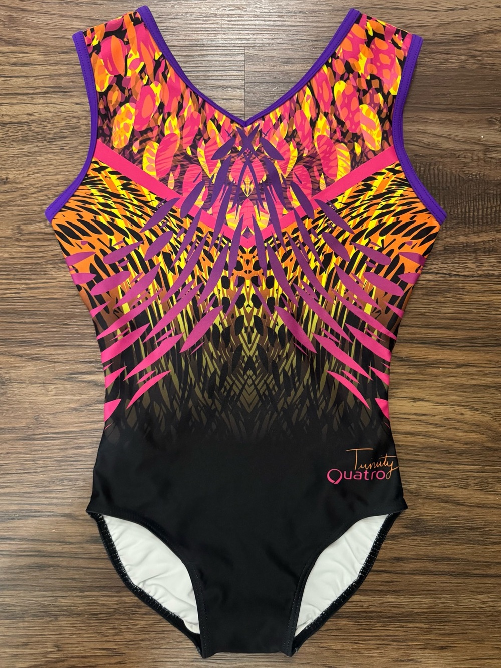 Quatro Gymnastics Leotard Grandious 30” Child Large